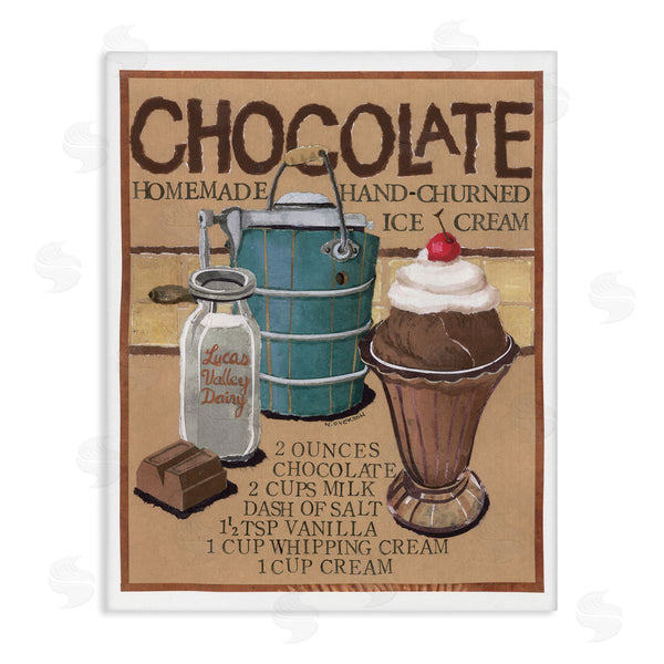 stupell industries Nancy Overton | Chocolate Ice Cream