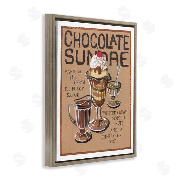 Stupell Industries Nancy Overton | Chocolate Sundae Recipe