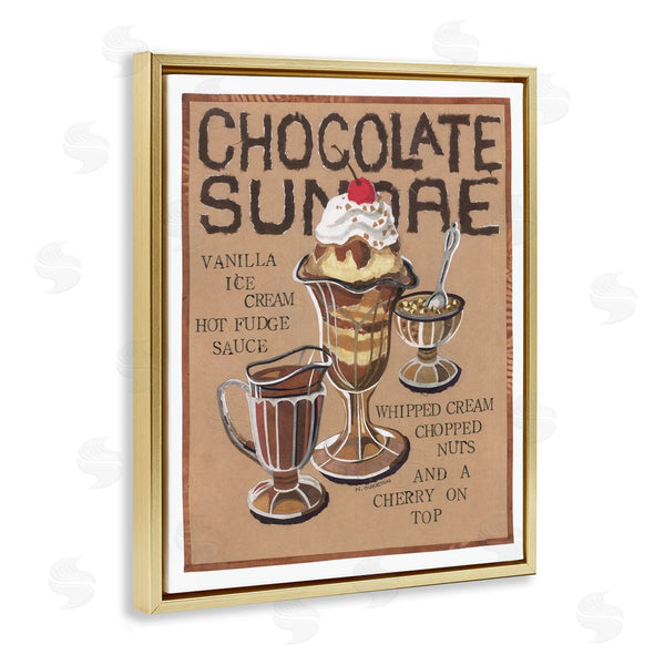 Stupell Industries Nancy Overton | Chocolate Sundae Recipe