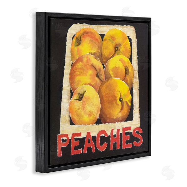 Stupell Industries Nancy Overton | Collaged Garden Peaches Wall Art
