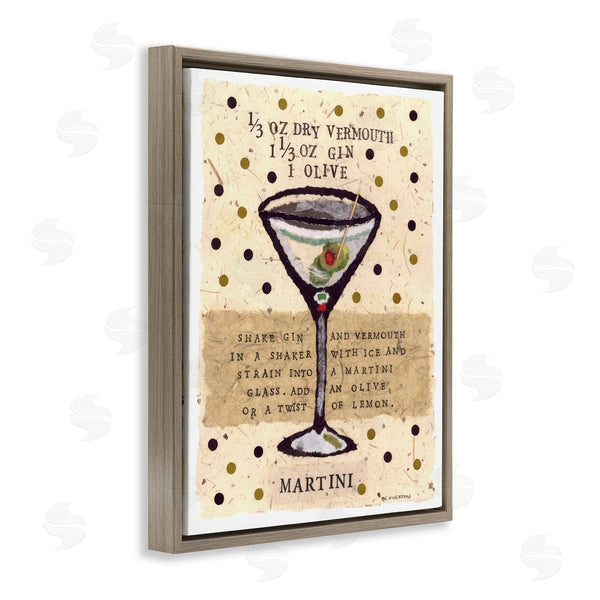 Stupell Industries Nancy Overton | Dotted Martini Recipe