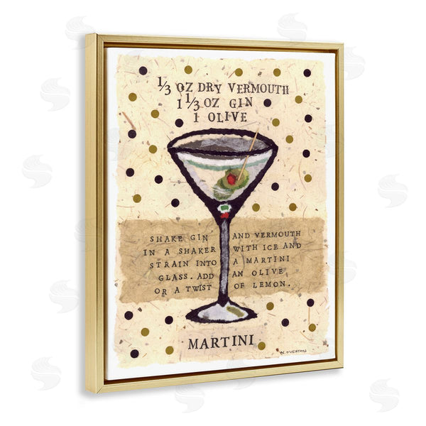 Stupell Industries Nancy Overton | Dotted Martini Recipe
