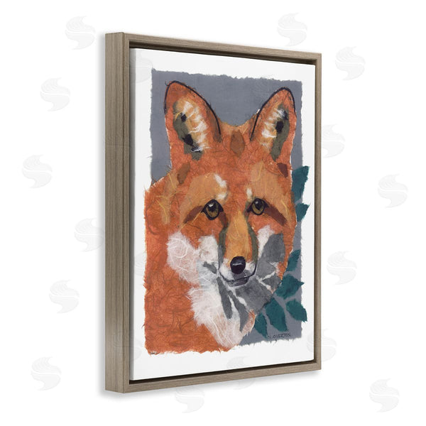 Stupell Industries Nancy Overton | Fox With Opaque Leaves