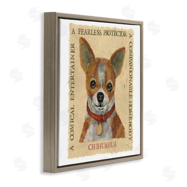 Stupell Industries Nancy Overton | Fun Chihuahua Pet Phrases Wall Art