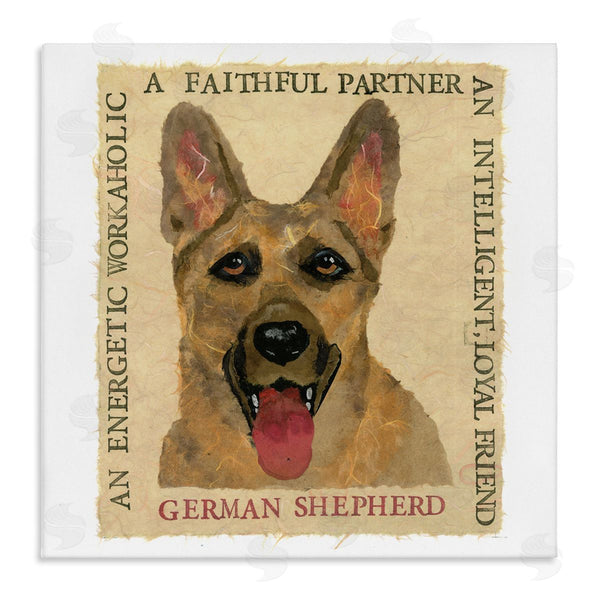 stupell industries Nancy Overton | Fun German Shepherd Phrases Wall Art