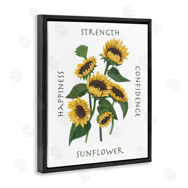 Stupell Industries Nancy Overton | Inspirational Words Sunflower