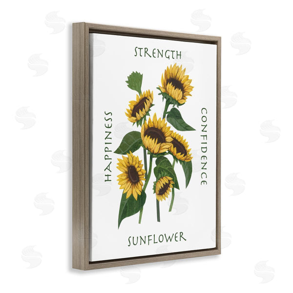 Stupell Industries Nancy Overton | Inspirational Words Sunflower