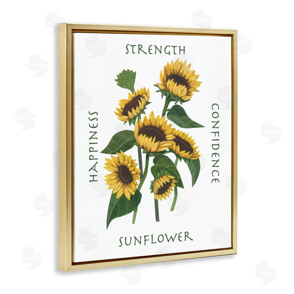 Stupell Industries Nancy Overton | Inspirational Words Sunflower