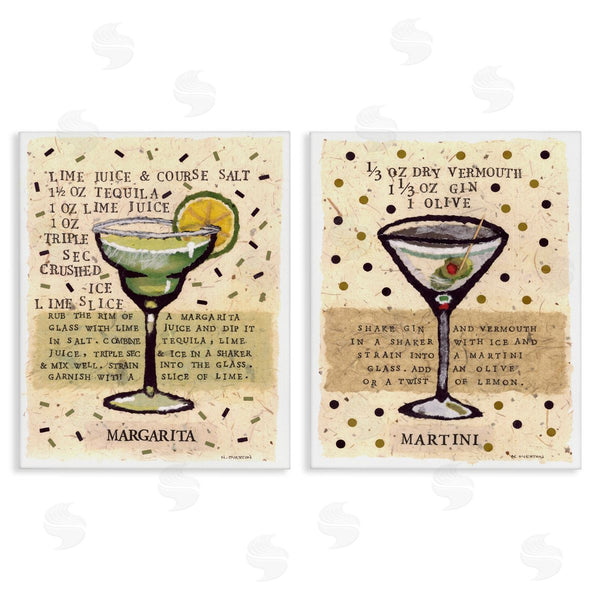 stupell industries Nancy Overton | Margarita & Martini Recipes