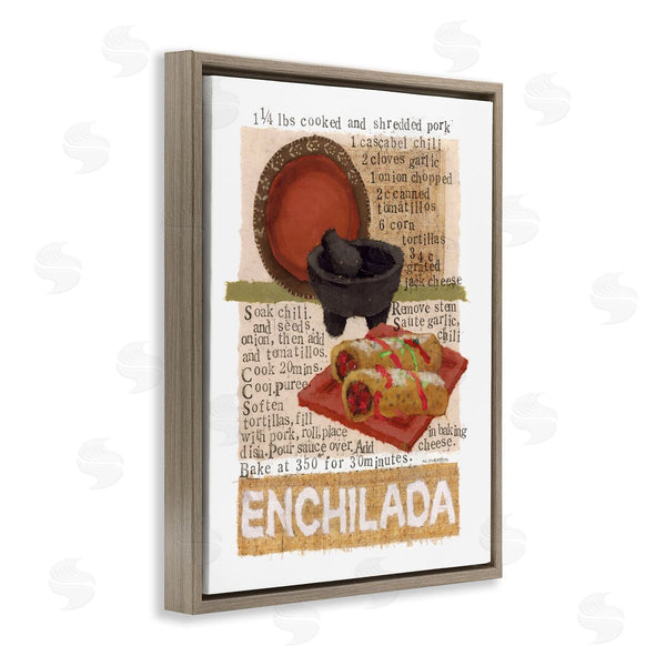 Stupell Industries Nancy Overton | Mexican Enchilada Recipe