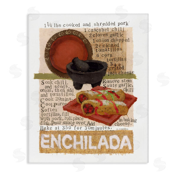 stupell industries Nancy Overton | Mexican Enchilada Recipe