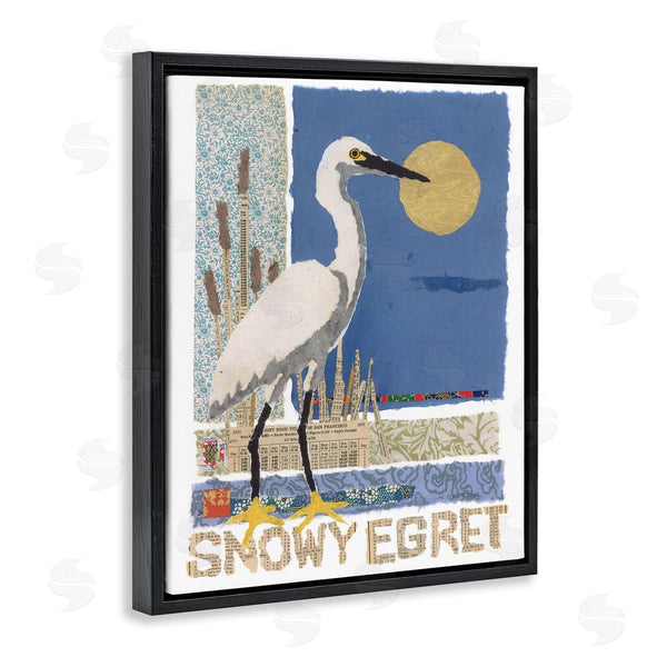 Stupell Industries Nancy Overton | Nautical Snowy Egret