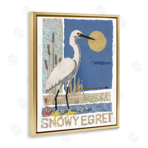 Stupell Industries Nancy Overton | Nautical Snowy Egret
