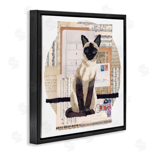 Stupell Industries Nancy Overton | Siamese Cat Collage