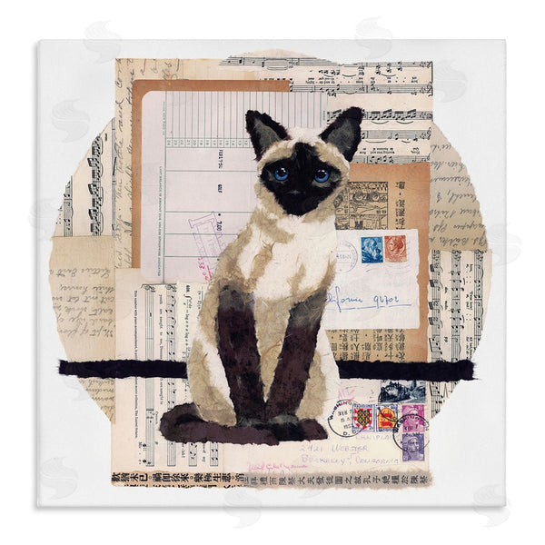 stupell industries Nancy Overton | Siamese Cat Collage