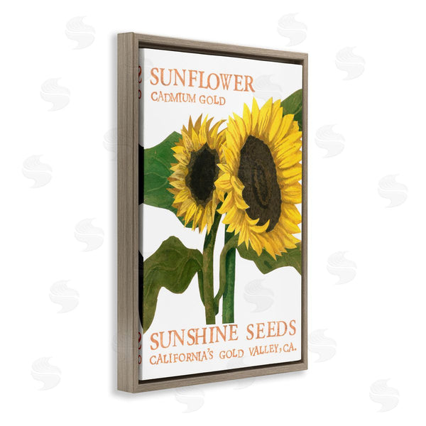 Stupell Industries Nancy Overton | Sunflower Seeds Design