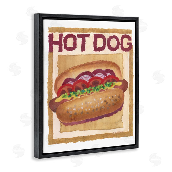 Stupell Industries Nancy Overton | Traditional Hot Dog