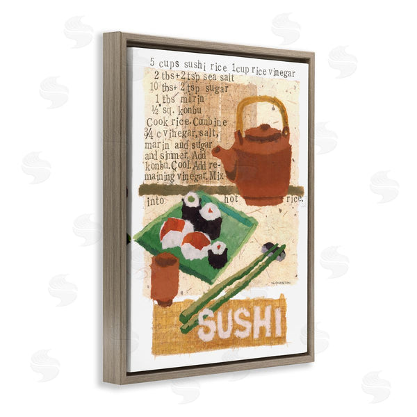 Stupell Industries Nancy Overton | Traditional Sushi Recipe