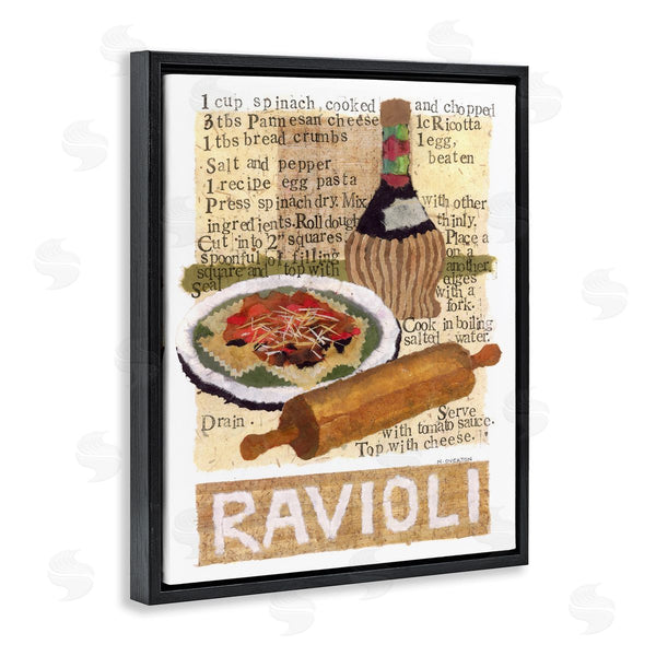 Stupell Industries Nancy Overton | Vintage Ravioli Recipe