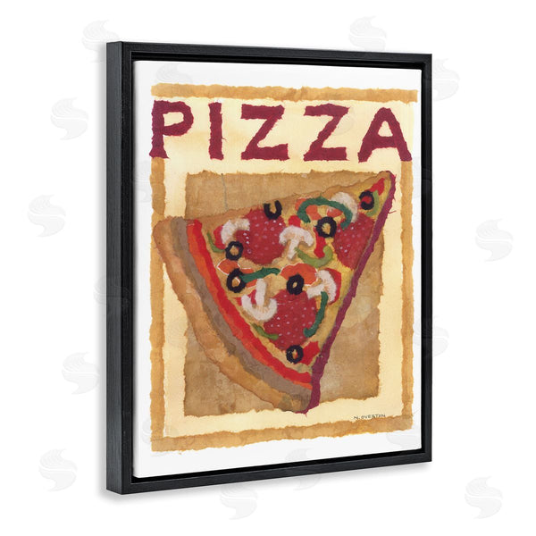 Stupell Industries Nancy Overton | Watercolor Style Pizza
