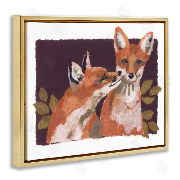Stupell Industries Nancy Overton | Woodland Foxes And Leaves
