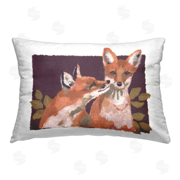 stupell industries Nancy Overton | Woodland Foxes & Leaves