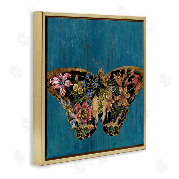 Stupell Industries Naomi McCavitt | Butterfly With Floral Wings Wall Art
