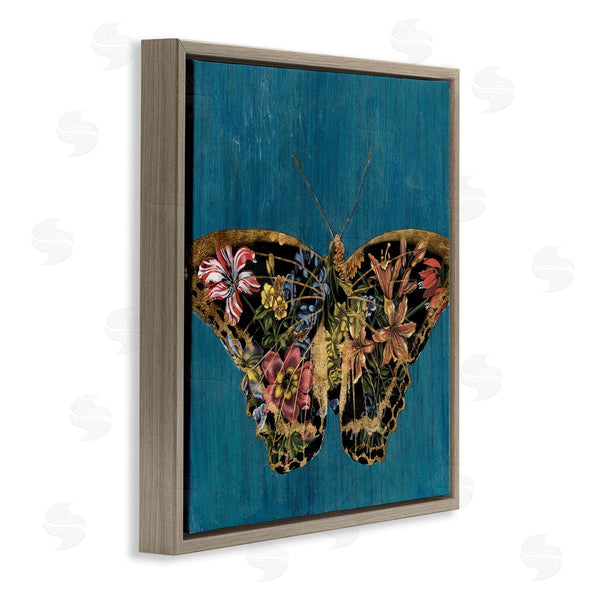 Stupell Industries Naomi McCavitt | Lily Pattern Butterfly Wall Art