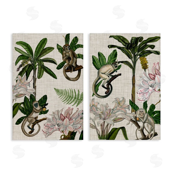 stupell industries Naomi McCavitt | Tropical Trees & Monkeys