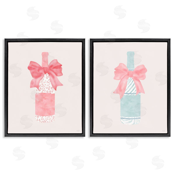 Stupell Industries Natalie Carpentieri | Animal Patterned Champagne Bottles