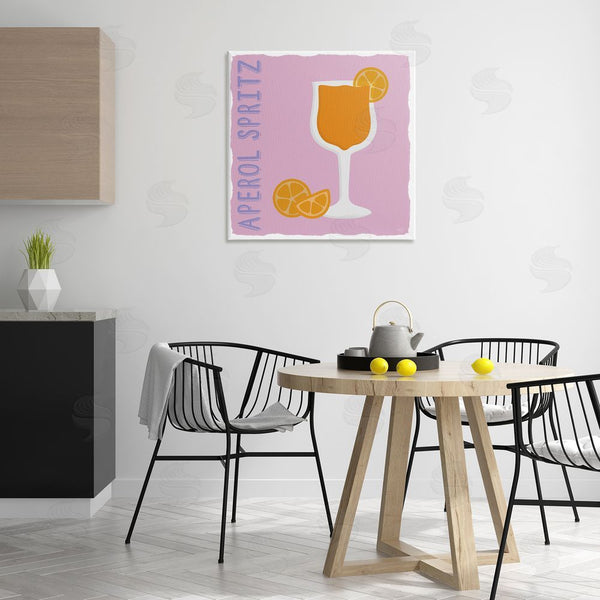 Stupell Industries Natalie Carpentieri | Aperol Spritz Cocktail Wall Art