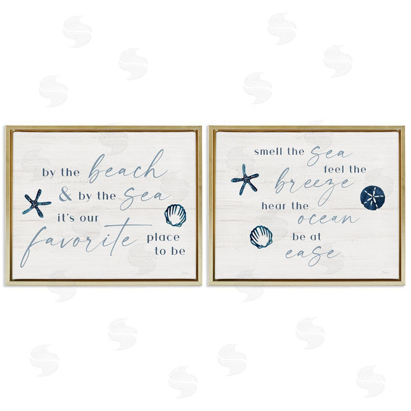 Stupell Industries Natalie Carpentieri | Beach Lover Heartfelt Phrases