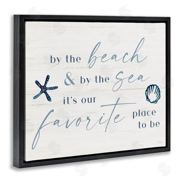 Stupell Industries Natalie Carpentieri | Beach & Sea Favorite Place To Be