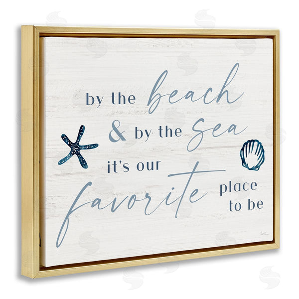 Stupell Industries Natalie Carpentieri | Beach & Sea Favorite Place To Be