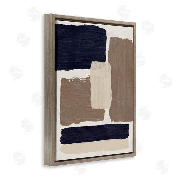 Stupell Industries Natalie Carpentieri | Black & Brown Squares
