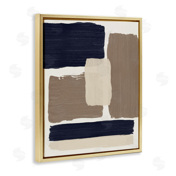 Stupell Industries Natalie Carpentieri | Black & Brown Squares