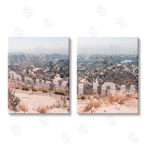 stupell industries Natalie Carpentieri | California Film Capital West Coast Hills Cityscape Wall Art
