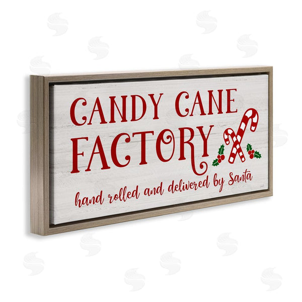 Stupell Industries Natalie Carpentieri | Candy Cane Factory Wall Art