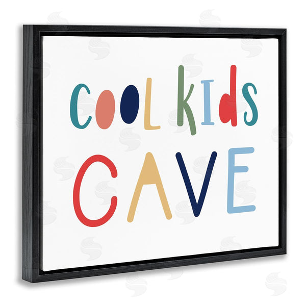 Stupell Industries Natalie Carpentieri | Cool Kids Cave Sign Playful Children's Typography Wall Art