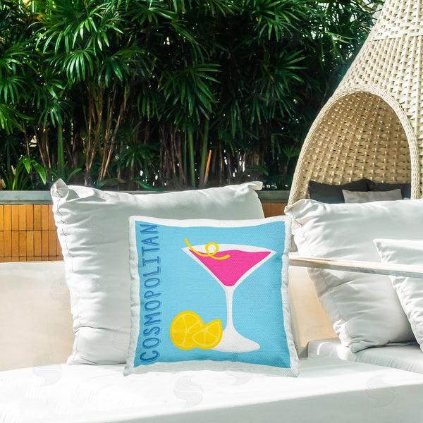 Stupell Industries Natalie Carpentieri | Cosmopolitan Cocktail Drink Printed Throw Pillow