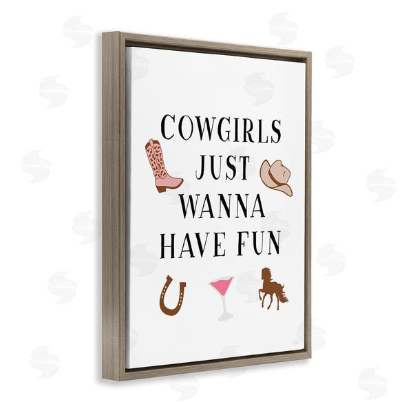 Stupell Industries Natalie Carpentieri | Cowgirls Wanna Have Fun Wall Art