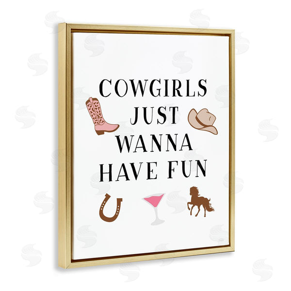 Stupell Industries Natalie Carpentieri | Cowgirls Wanna Have Fun Wall Art