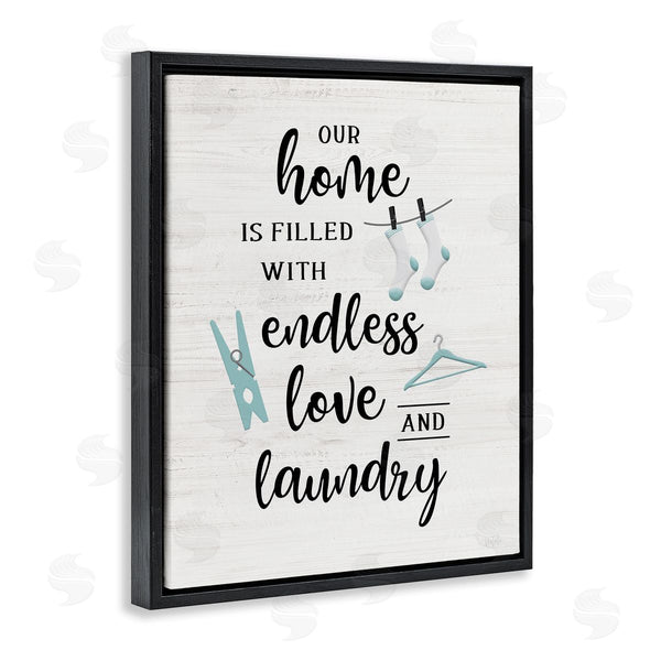 Stupell Industries Natalie Carpentieri | Cursive Love & Laundry