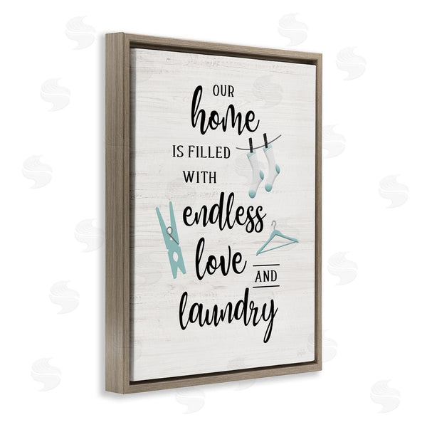 Stupell Industries Natalie Carpentieri | Cursive Love & Laundry