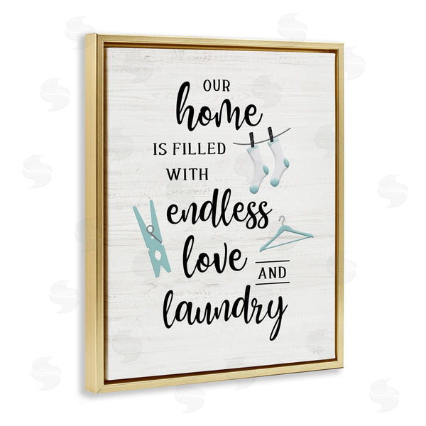 Stupell Industries Natalie Carpentieri | Cursive Love & Laundry