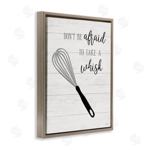 Stupell Industries Natalie Carpentieri | Don't Be Afraid Take A Whisk Phrase Wall Art