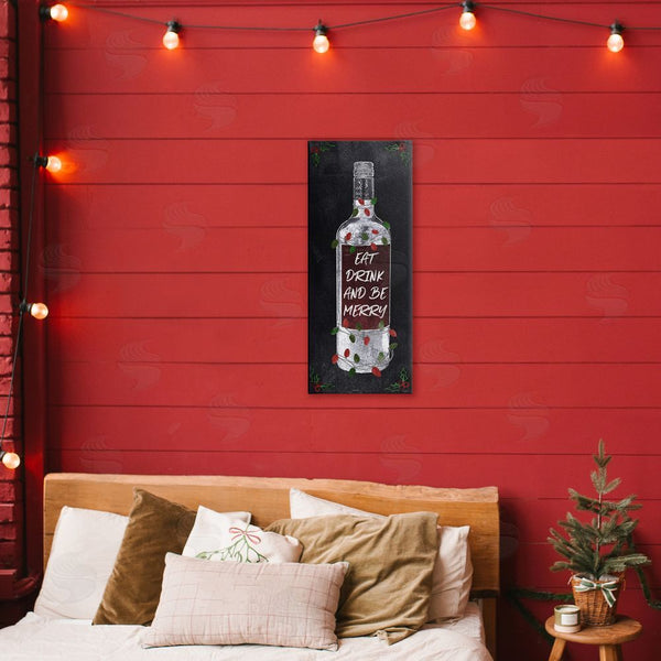 Stupell Industries Natalie Carpentieri | Eat Drink Be Merry Wall Art