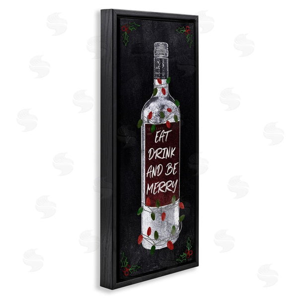 Stupell Industries Natalie Carpentieri | Eat Drink Be Merry Wall Art