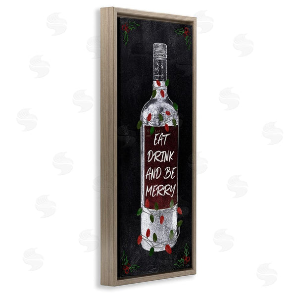 Stupell Industries Natalie Carpentieri | Eat Drink Be Merry Wall Art