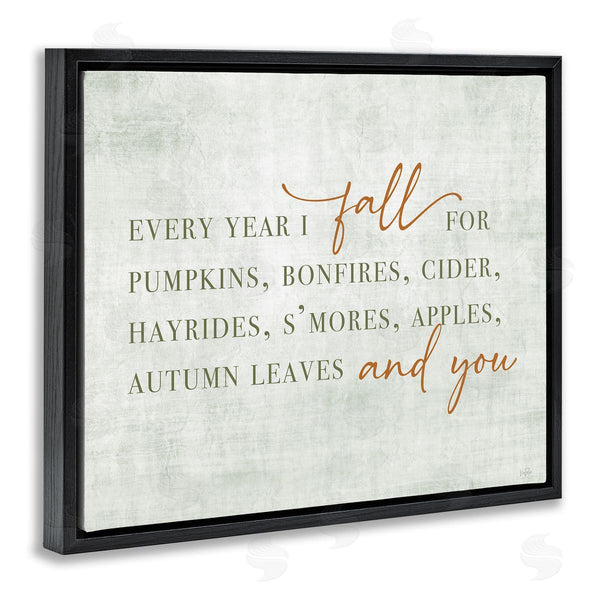 Stupell Industries Natalie Carpentieri | Every Year Fall Phrase Wall Art